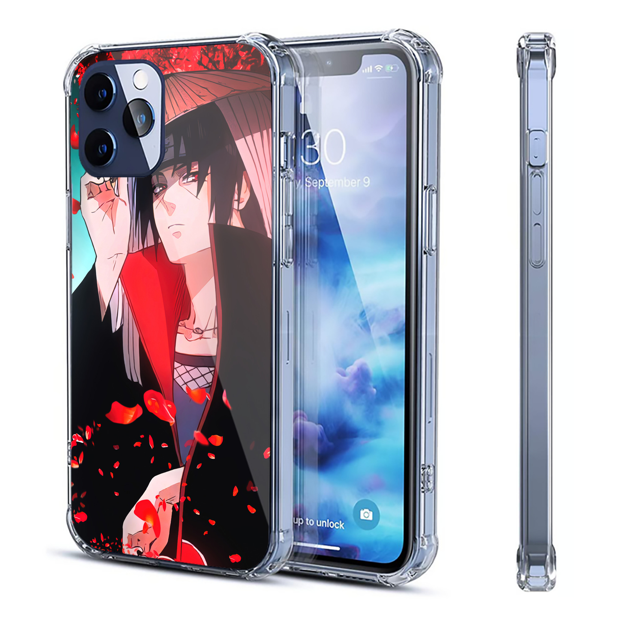 （画像用） NARUTO -ナルト- NARUTO -ナルト- 疾風伝 【iPhone 12シリーズ対応】透明スマホケース（クリアソフトケース）
